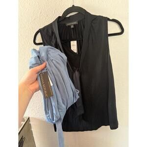 Bundle of 2 NWT Banana Republic tanks size S. $50 retail each
